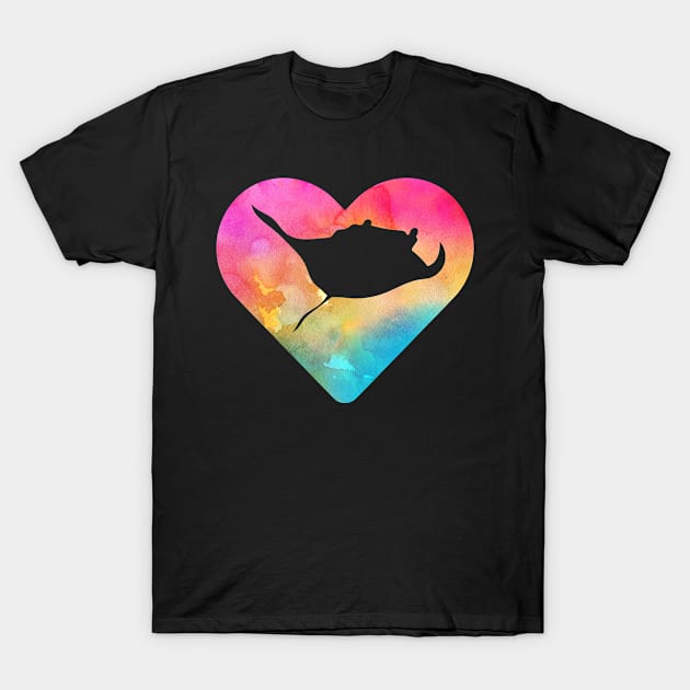 Stingray Gift for Girls and Women T-Shirt by JKFDesigns